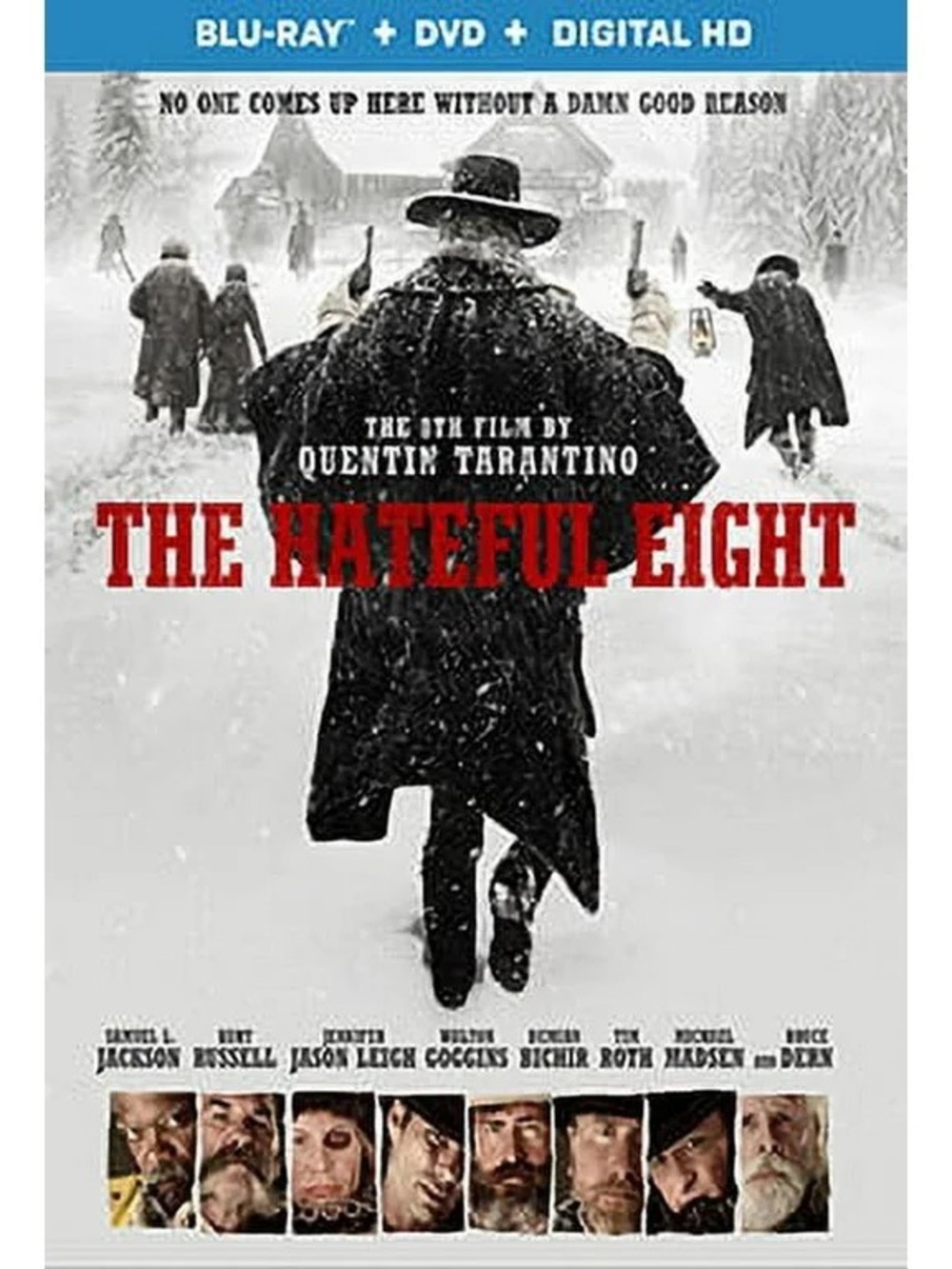 Quentin Tarantino’s 2015 The Hateful Eight Blu-Ray + DVD + Digital HD Disks